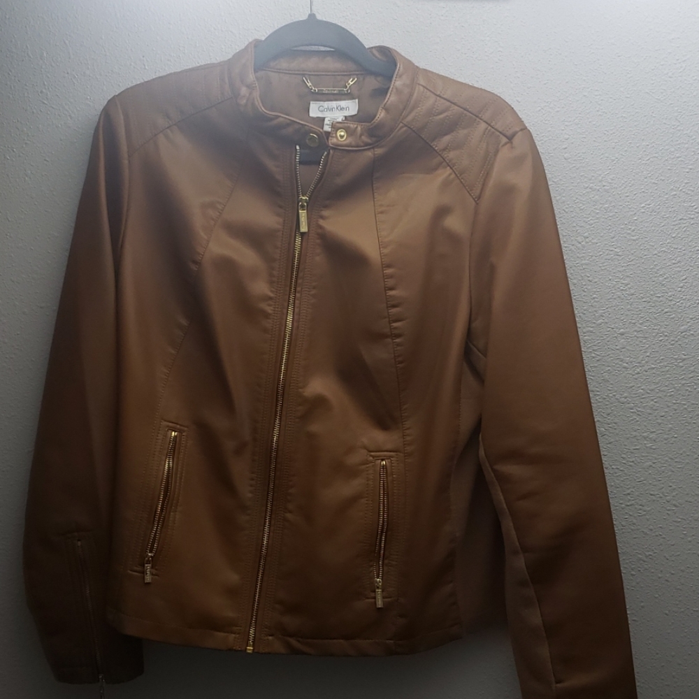 Calvin Klein leather jacket